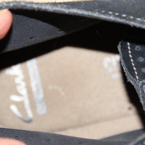 Clarks Collection Men's Chukka Boots Size 11.5 Suede Blue - Picture 5 of 13